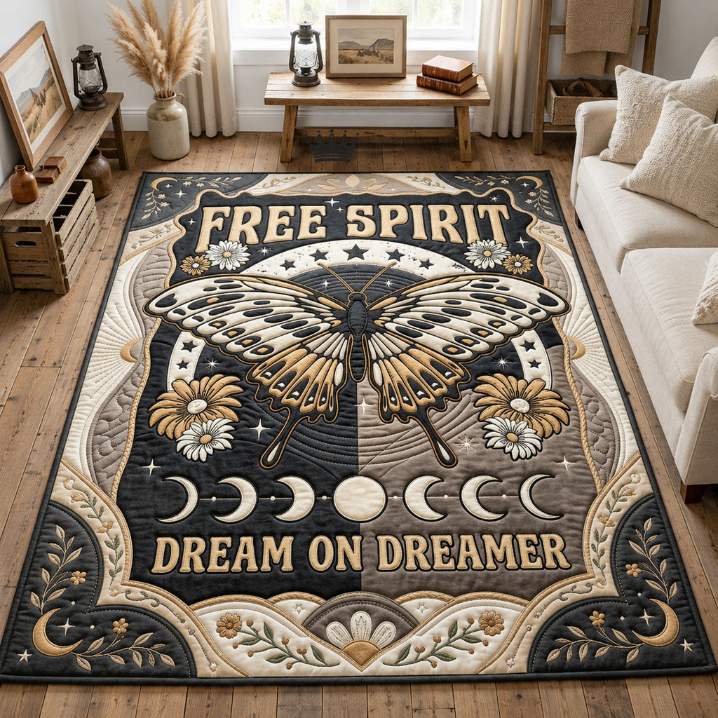 Free Spirit area rug in a living room