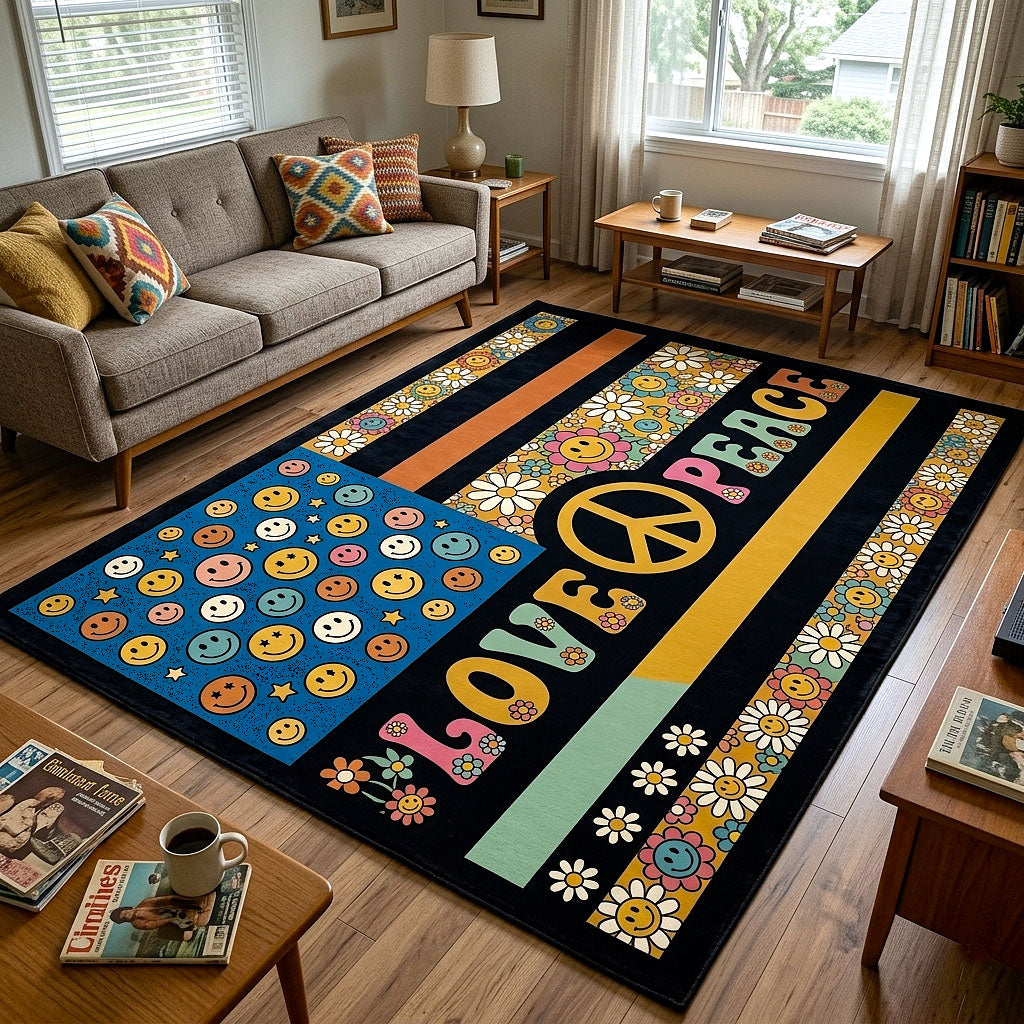 Free Spirit area rug in a living room