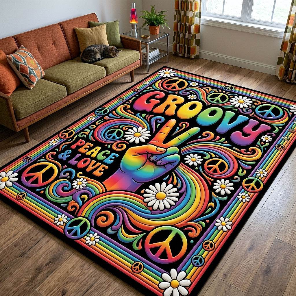Free Spirit area rug in a living room