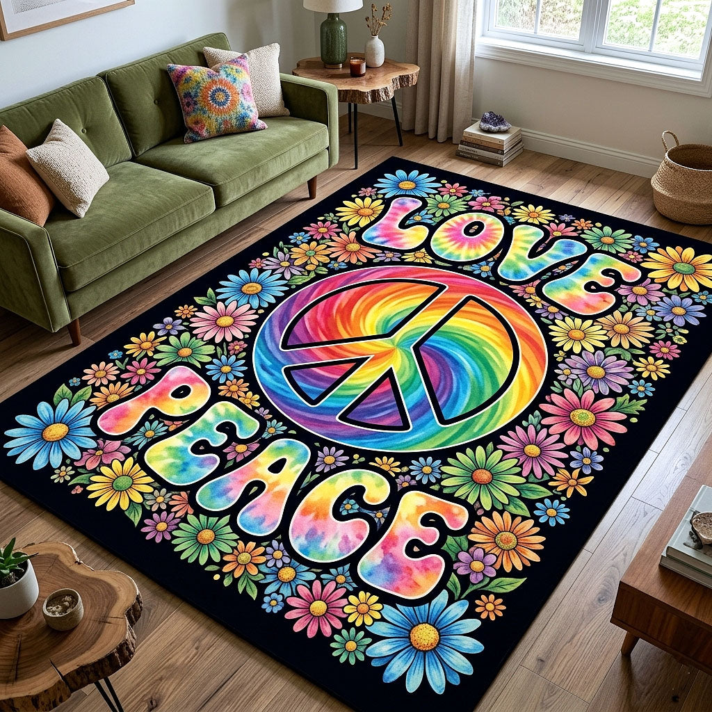Free Spirit area rug in a living room