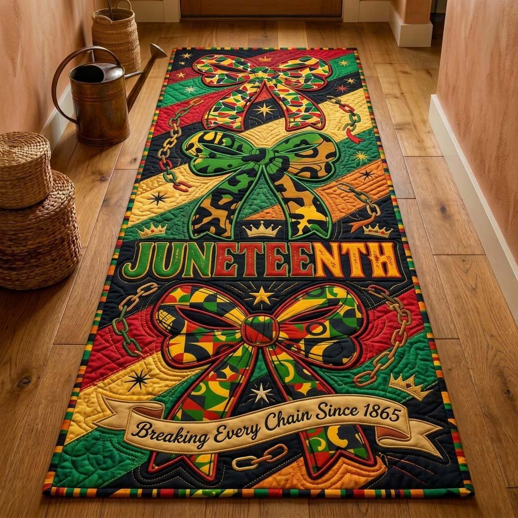 Freedom Bows Runner Rug - Nature Design | Serene Runner Rug
