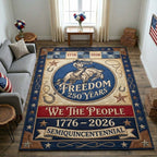 Freedom Frontier area rug in a living room