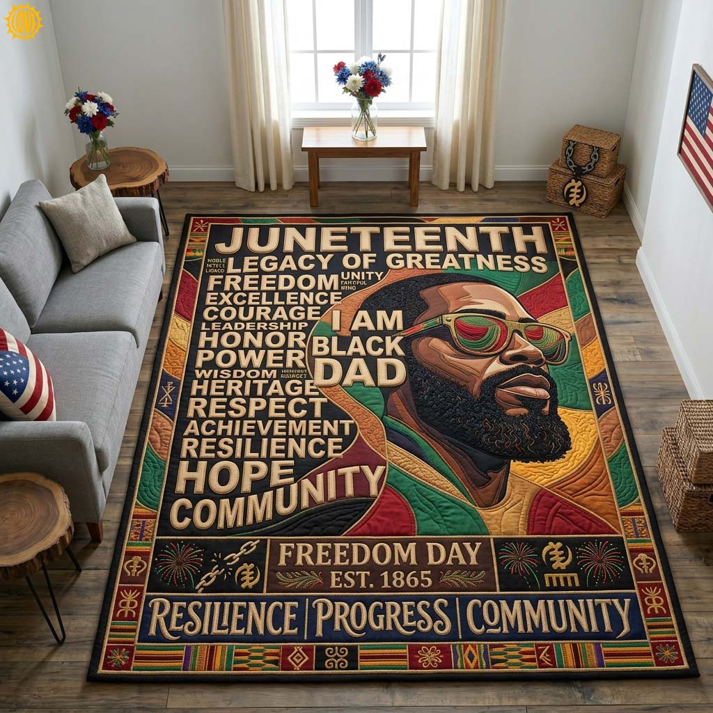 Freedom Legacy area rug in a living room