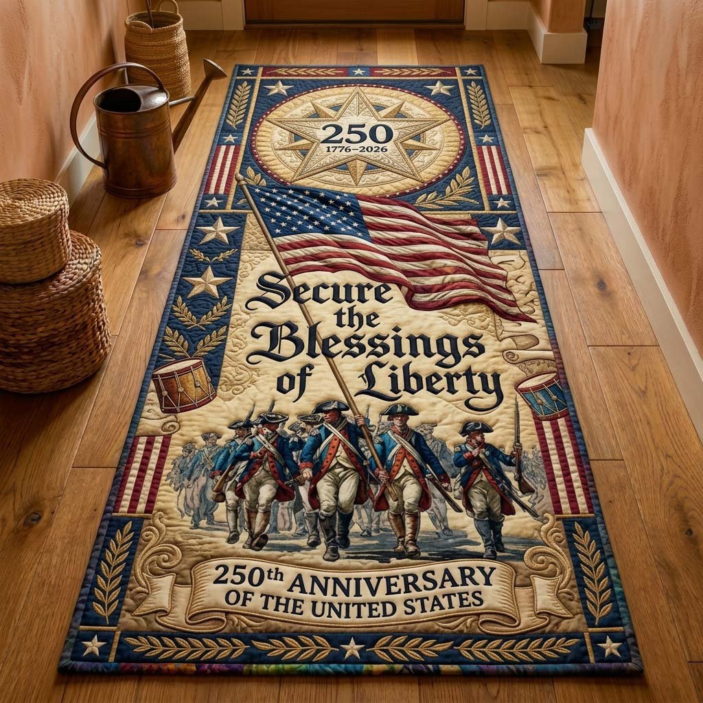 Freedom March Runner Rug - Nature Design | Serene Runner Rug