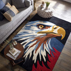 Freedom Rise area rug in a living room