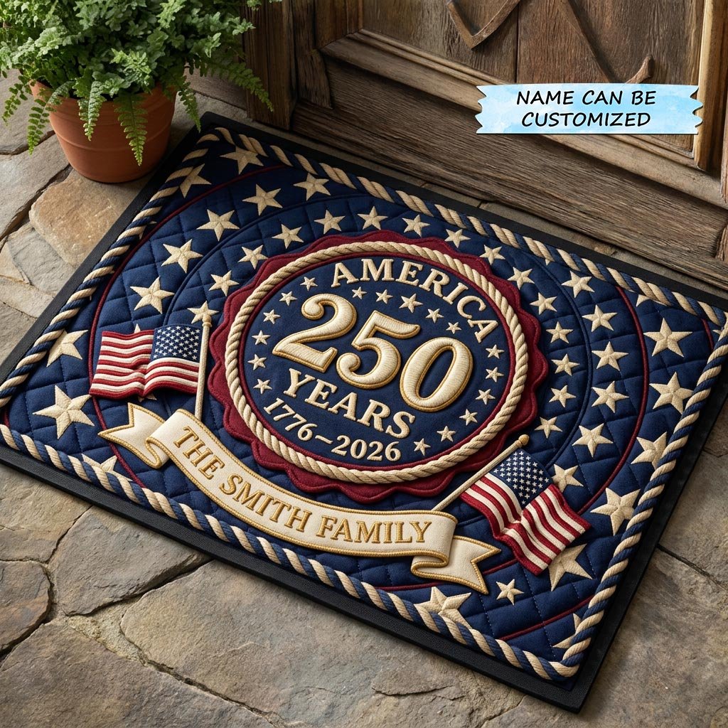 Freedom Stars QTCUZ Doormat - Nature Design | Printed Welcome Doormat