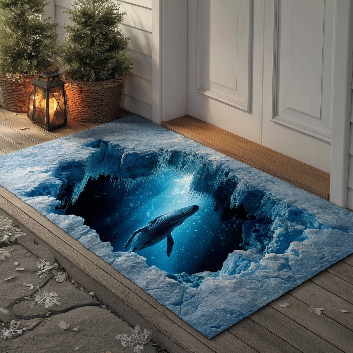 Freezing Crack Doormat - Nature Design | Printed Welcome Doormat
