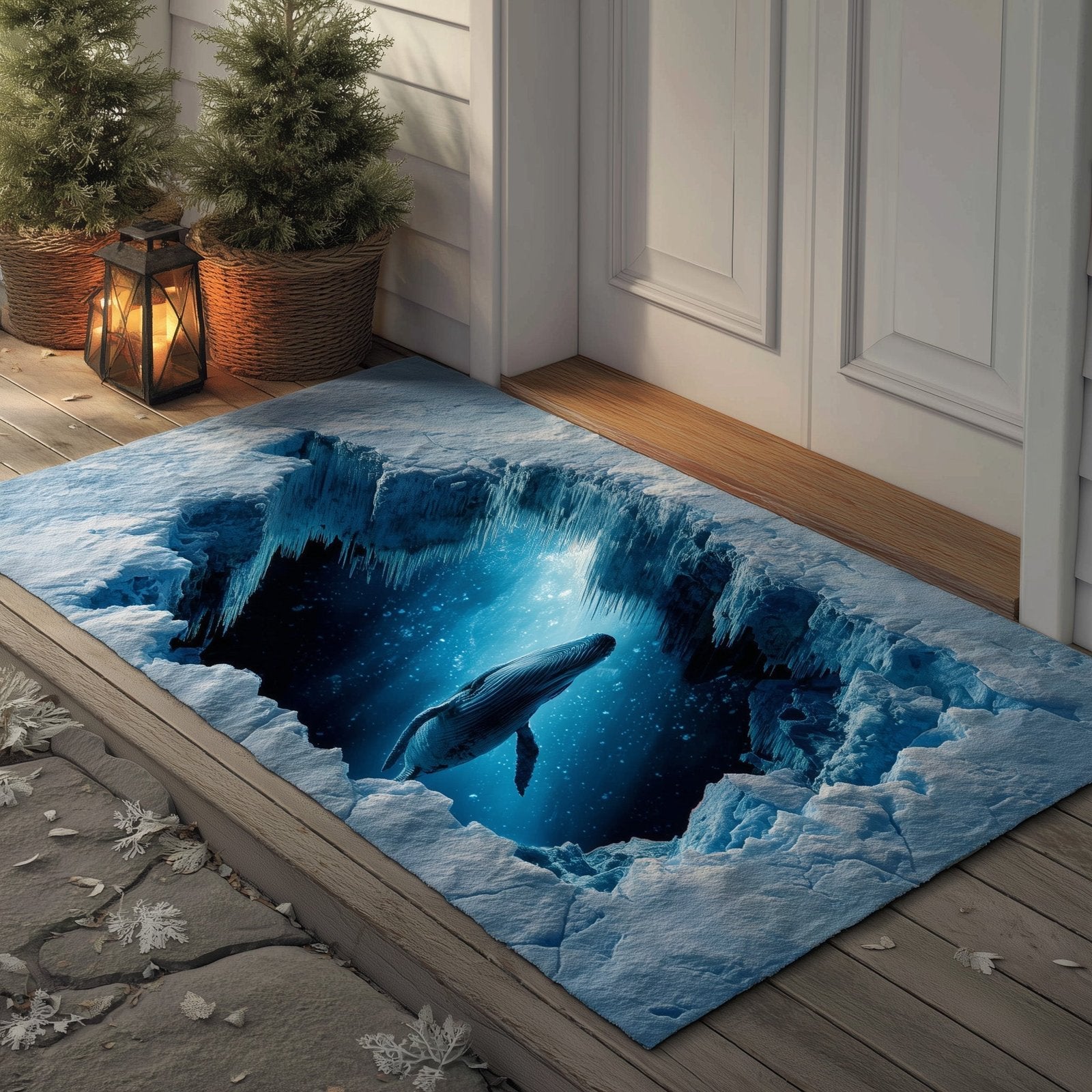 Freezing Crack Doormat - Nature Design | Printed Welcome Doormat