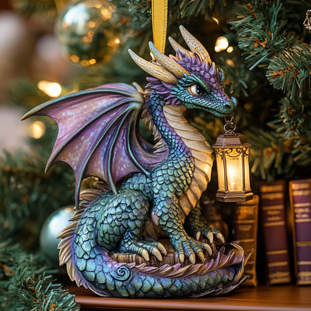 Deep Blue Discovery Christmas Ornament