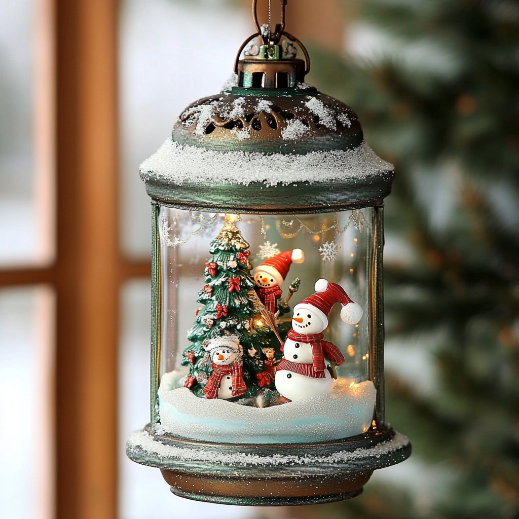 Frosty Dreams Christmas Ornament