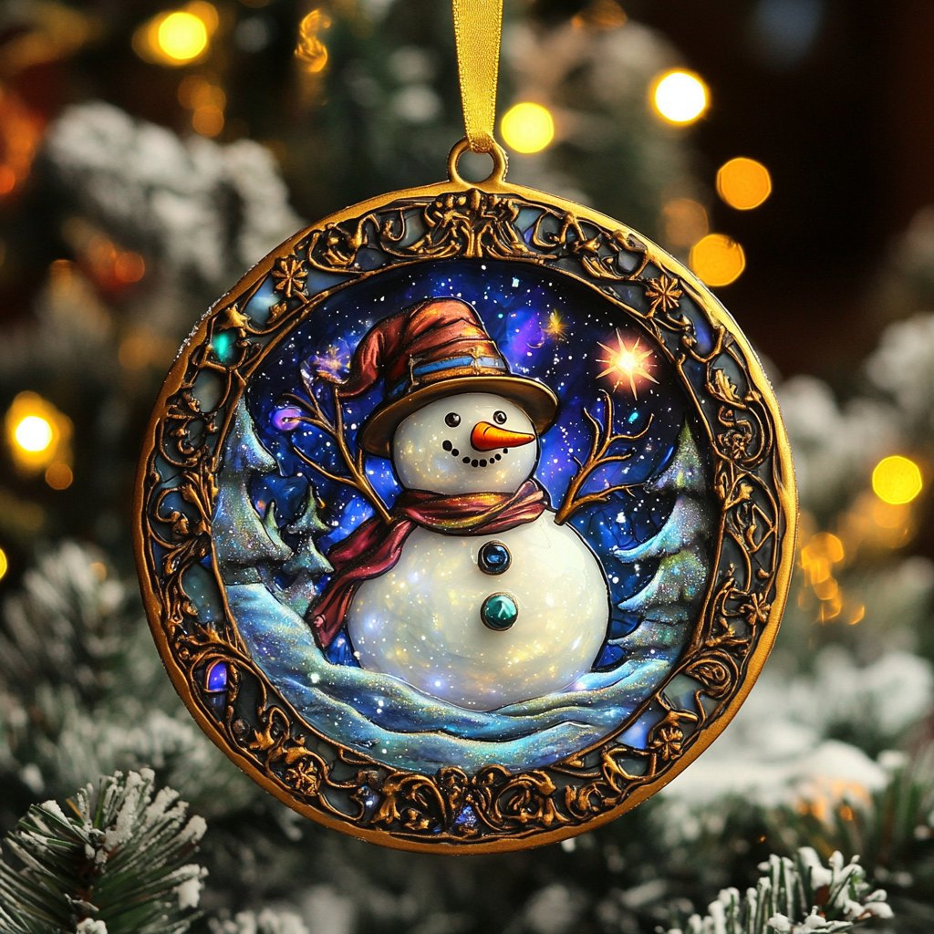 Cardinal Nest Christmas Ornament