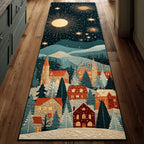 Frosty Lane Runner Carpet Runner Rug - Cute Pet Design | Animal Printed Runner Rug