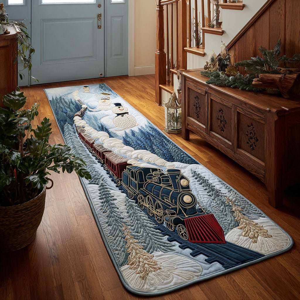 Frosty Track Express Runner Carpet Runner Rug - Cute Pet Design | Animal Printed Runner Rug