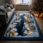 Frozen Walk area rug in a living room