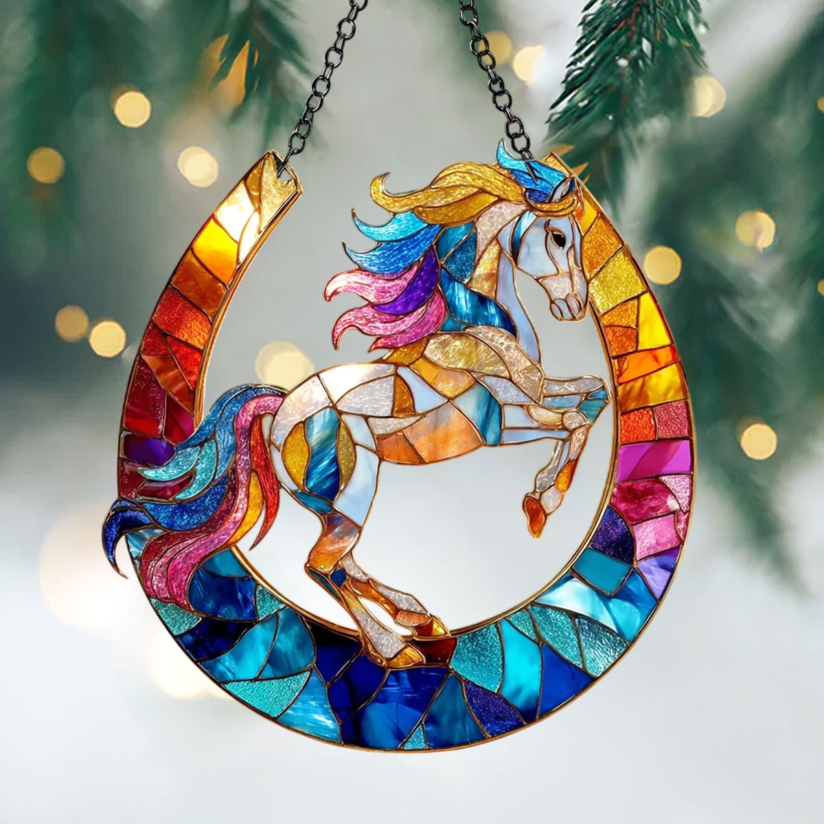 Galloping Joy Christmas Ornament