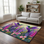 Garden Glide area rug in a living room
