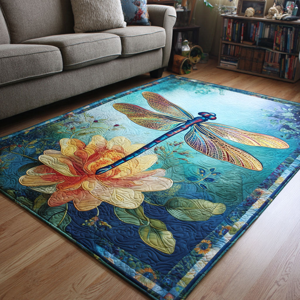Garden Glow area rug in a living room
