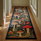 Garden Mushroom Runner Carpet Runner Rug - Cute Pet Design | Animal Printed Runner Rug