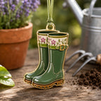 Gardening Boots Christmas Ornament