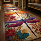 Gentle Dragonfly Runner Carpet Runner Rug - Cute Pet Design | Animal Printed Runner Rug