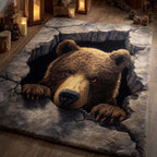 Gentle Giant area rug in a living room
