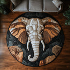 Gentle Giant Grace Round Mat Rug - washable non-slip printed rug
