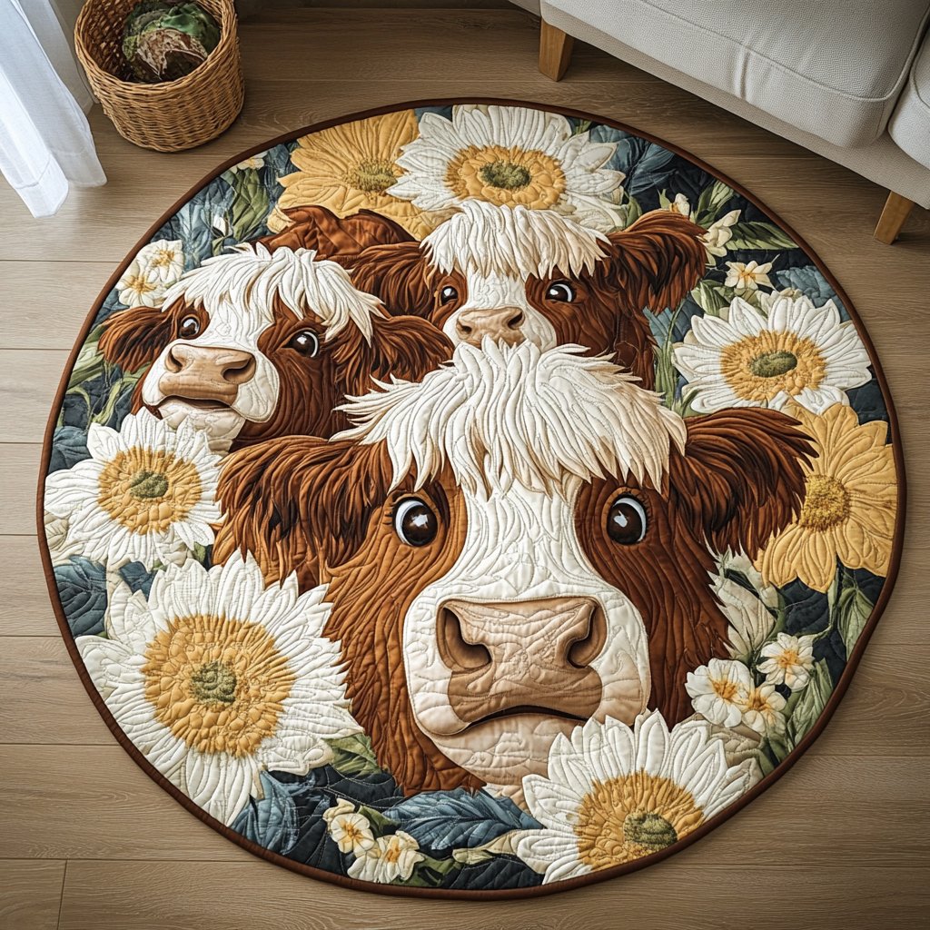 Gentle Giant Round Mat Rug - Nature Design | Serene Home Decor
