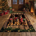 German Shepherd Spirit area rug in a living room