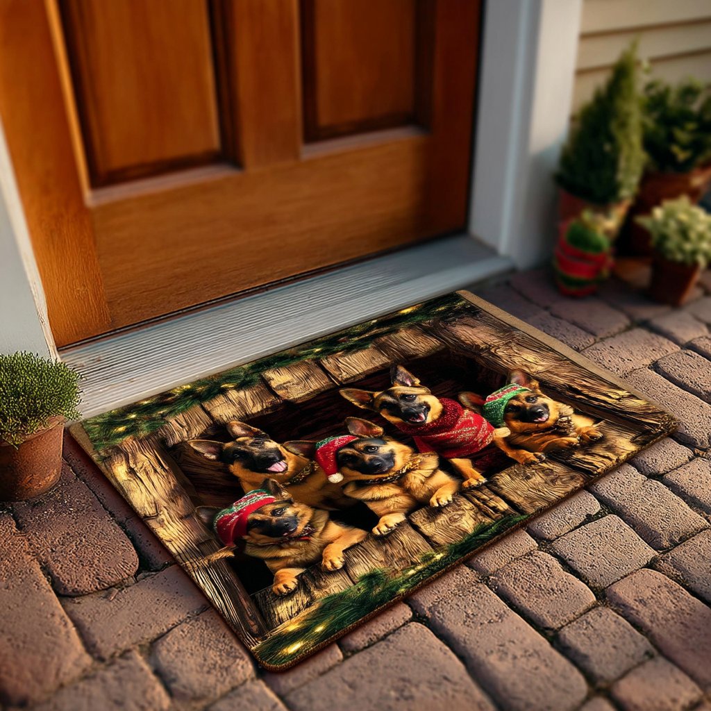 German Shepherd Spirit Doormat - Nature Design | Printed Welcome Doormat