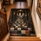 Ghost Passage area rug in a living room