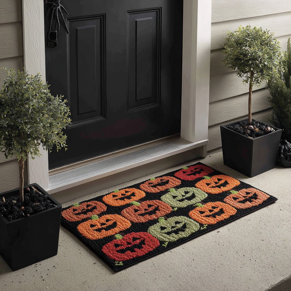 Ghostly Grounds Doormat - Seasonal Holiday Design | Printed Welcome Doormat