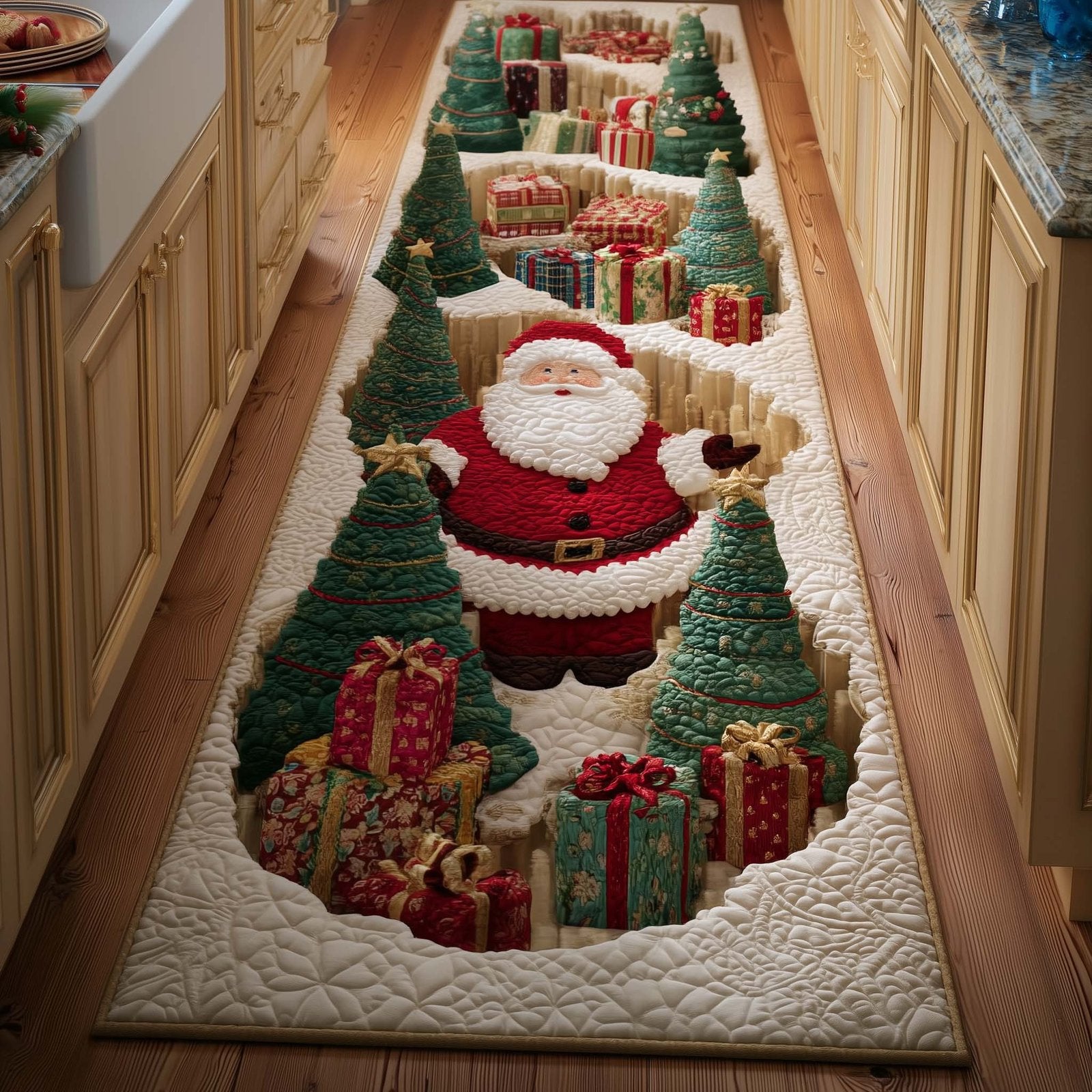Gift Bringer Runner Rug - Nature Design | Serene Runner Rug