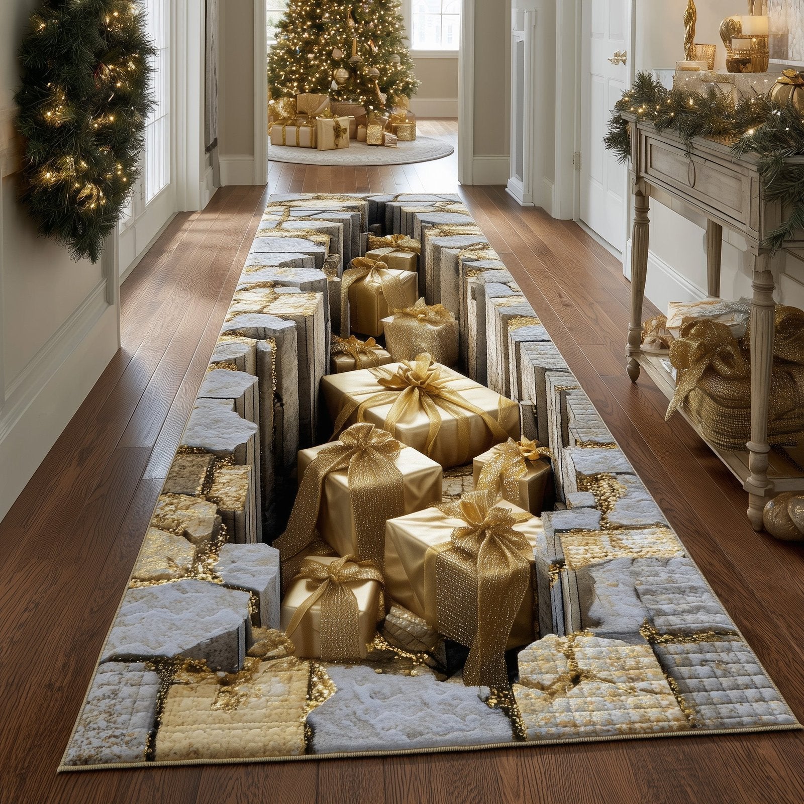 Gift Haven Runner Rug - Nature Design | Serene Runner Rug