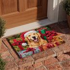 Gifted Golden Retriever Doormat - Cute Animal Design | Printed Welcome Doormat