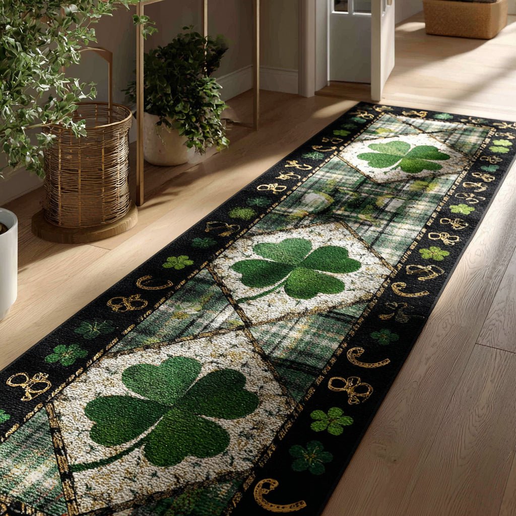 Gilded Glade Runner Carpet Runner Rug - Cute Pet Design | Animal Printed Runner Rug