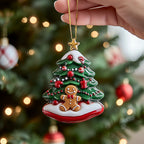Gingerbread Christmas Tree Christmas Ornament