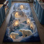 Glacier Bear Runner Rug - Cute Pet Design | Animal Printed Runner Rug
