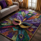 Glamour Carnival area rug in a living room