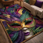 Glamour Carnival area rug in a living room