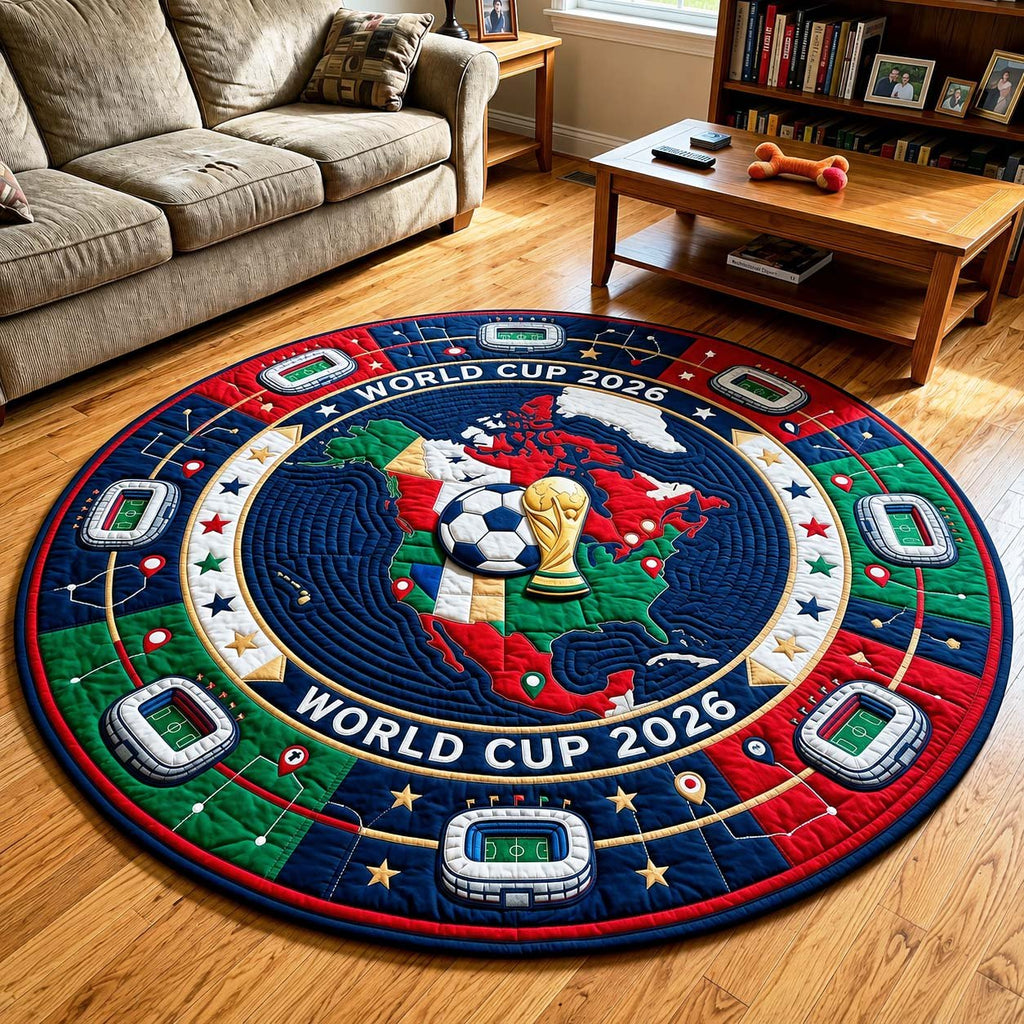 Global Arena Round Mat Rug - Nature Design | Serene Home Decor
