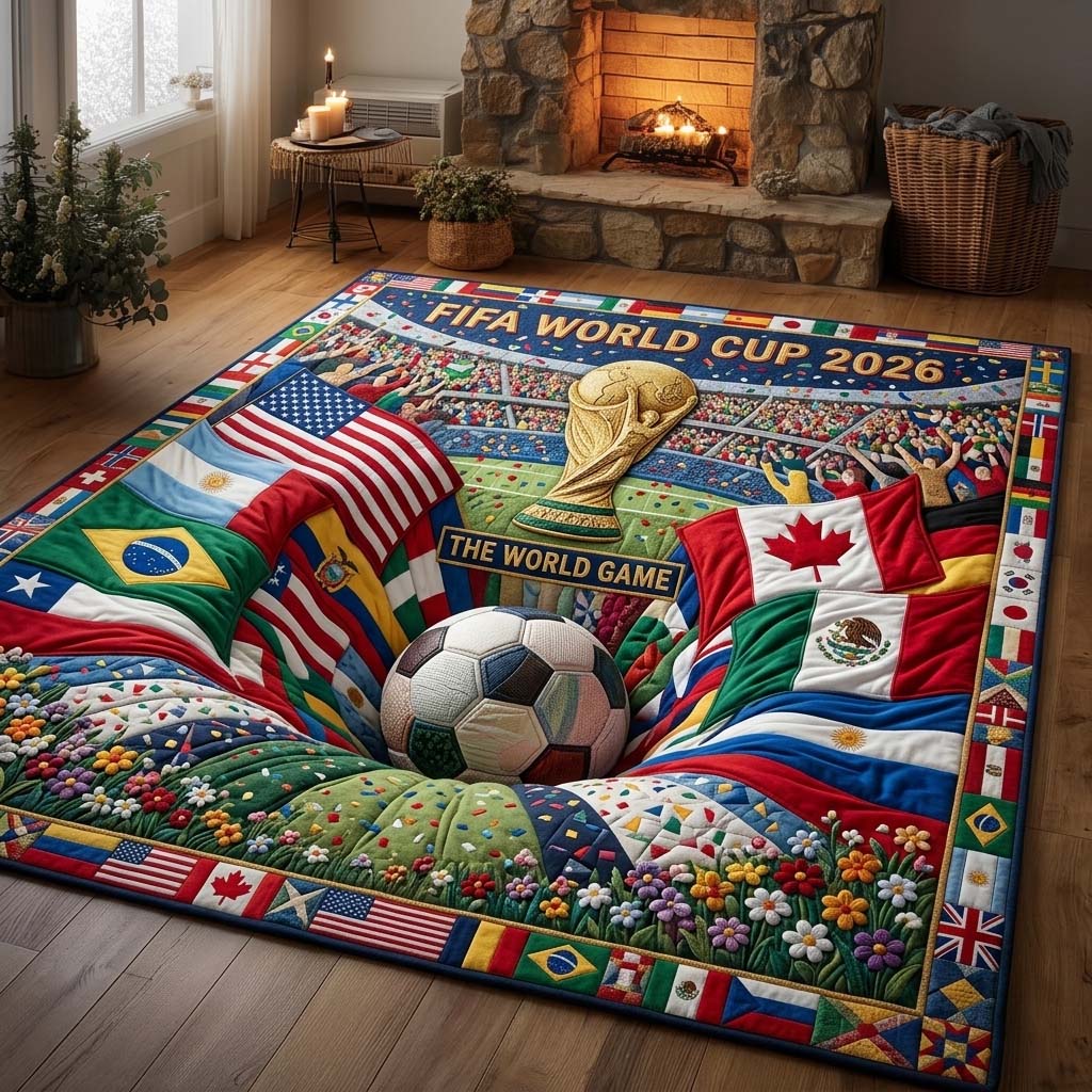 Global Kickoff area rug in a living room