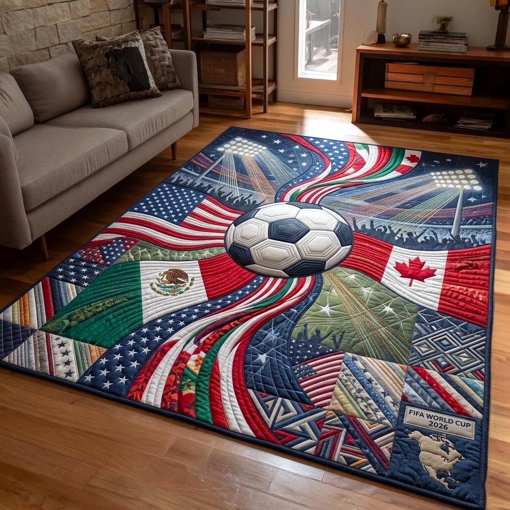 Global Match area rug in a living room