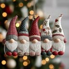 Gnome Squad Joy Christmas Ornament
