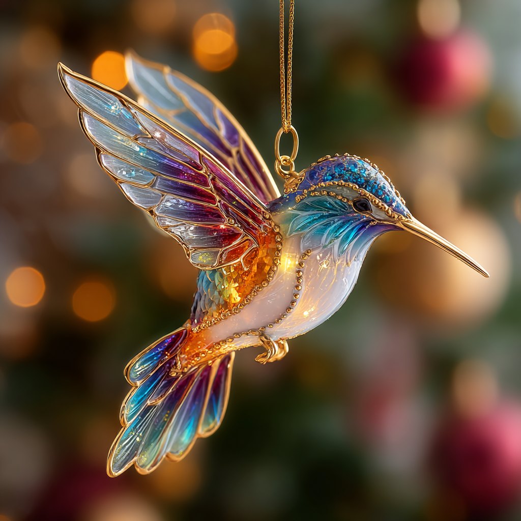 Golden Breeze Christmas Ornament