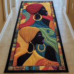 Golden Glow Runner Rug - Nature Design | Serene Runner Rug