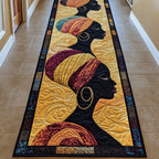 Golden Glow Runner Rug - Nature Design | Serene Runner Rug