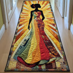 Golden Glow Runner Rug - Nature Design | Serene Runner Rug