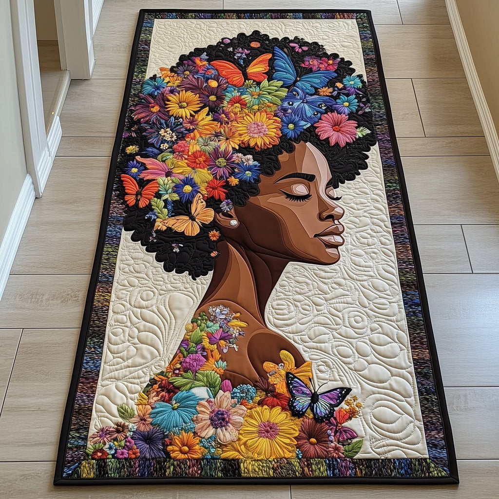 Golden Majesty Runner Rug - Nature Design | Serene Runner Rug