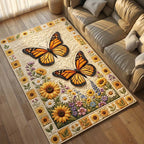 Golden Monarch Duo area rug in a living room
