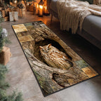 Golden Nest Runner Carpet Runner Rug - Cute Pet Design | Animal Printed Runner Rug